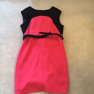 Hot Pink and Black Millay Dress